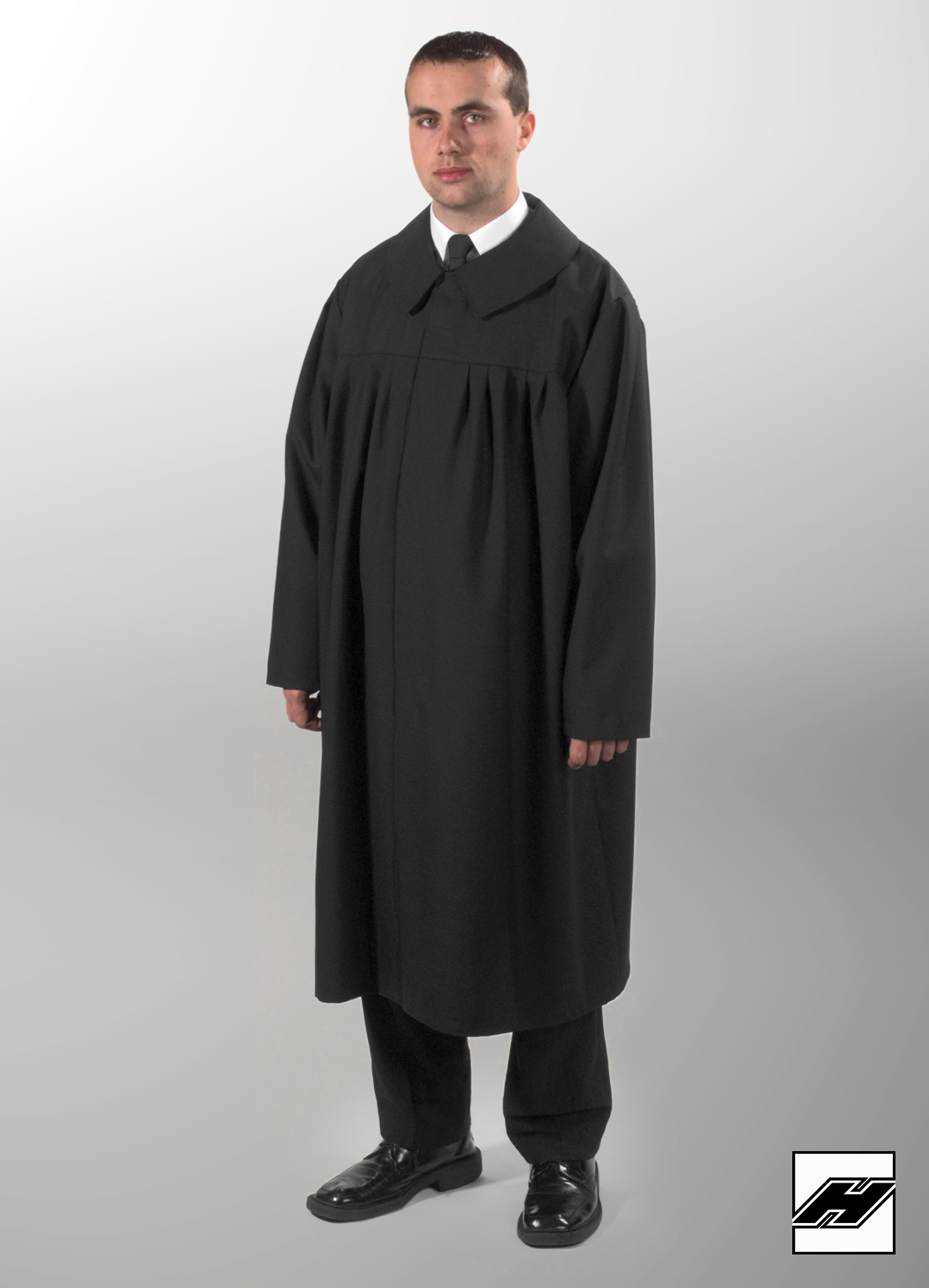 Trägermantel "Rostock" Tuch schwarz