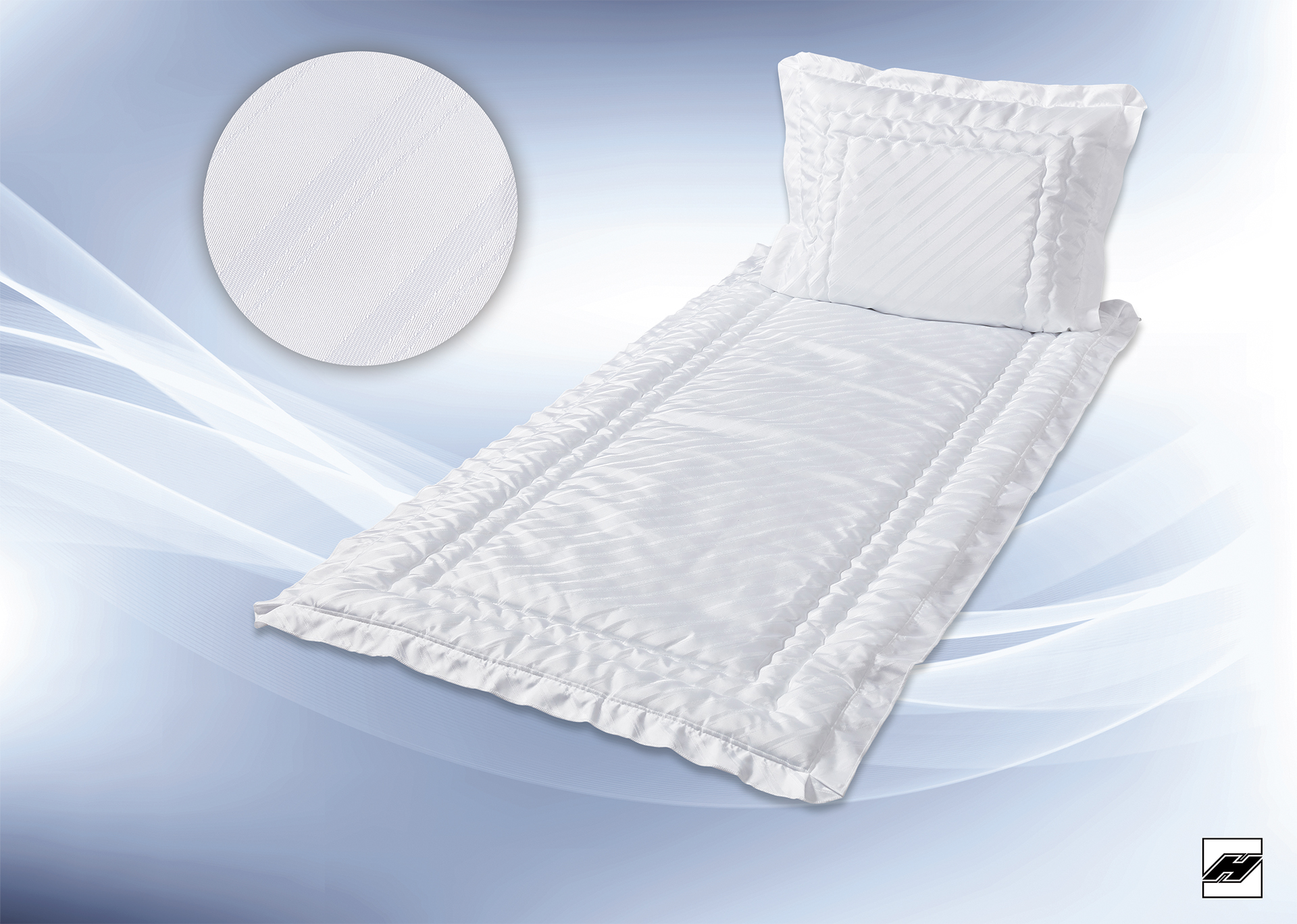 Deckengarnitur_210_P_Streifendamast_weiss-_Stehsaum Deckengarnitur 210 P Streifendamast weiß, Stehsaum