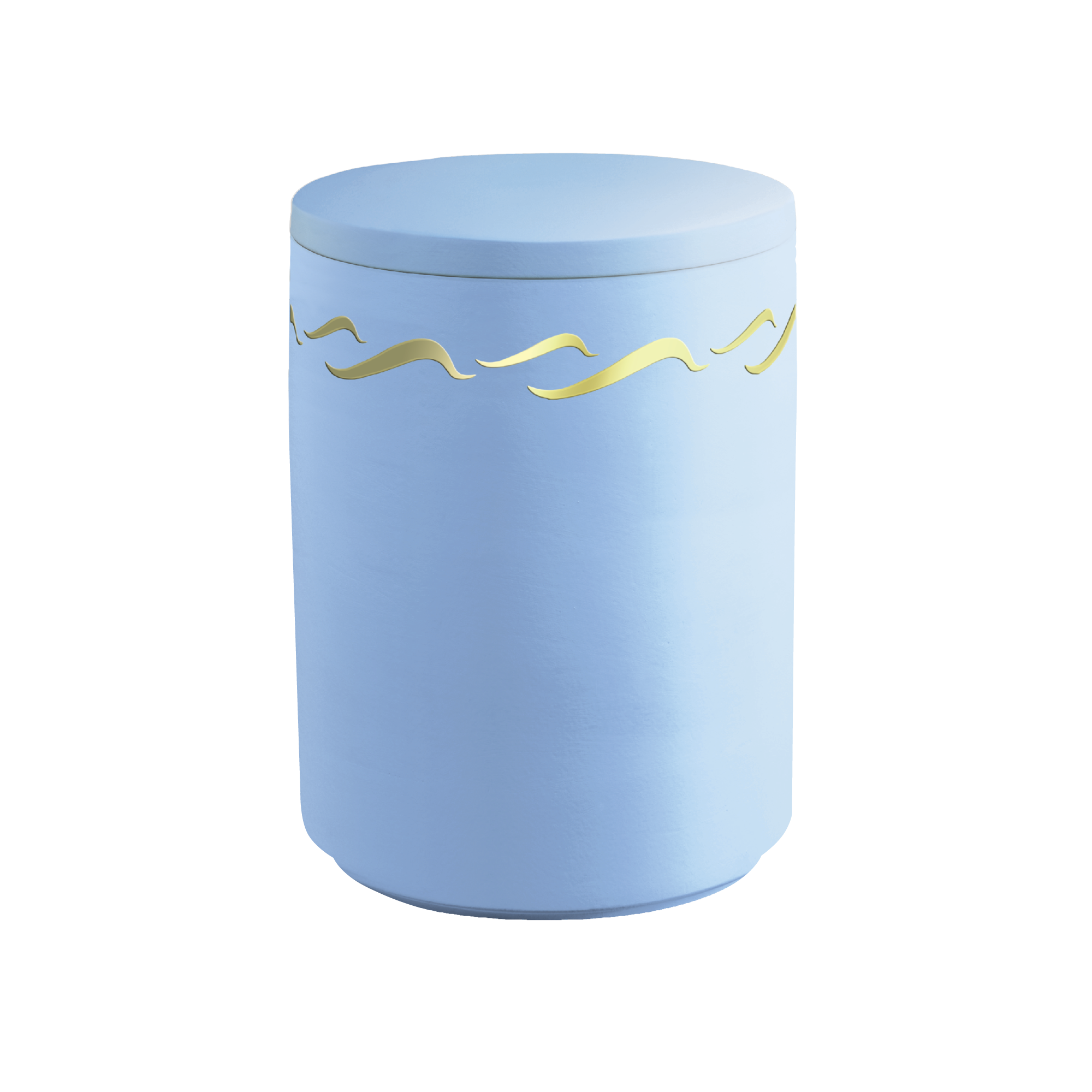 Urne 36248 BRISE AQUA atlantikblau gold