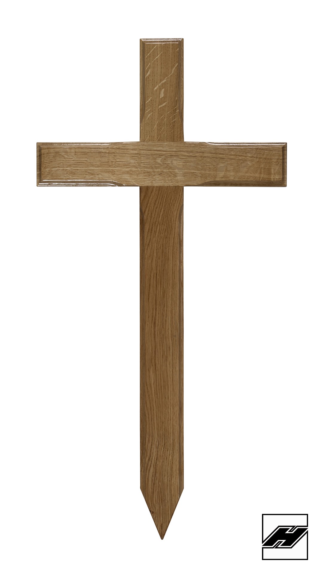 Urnengrabkreuz Grabkreuz Eiche natur für Urnengrab