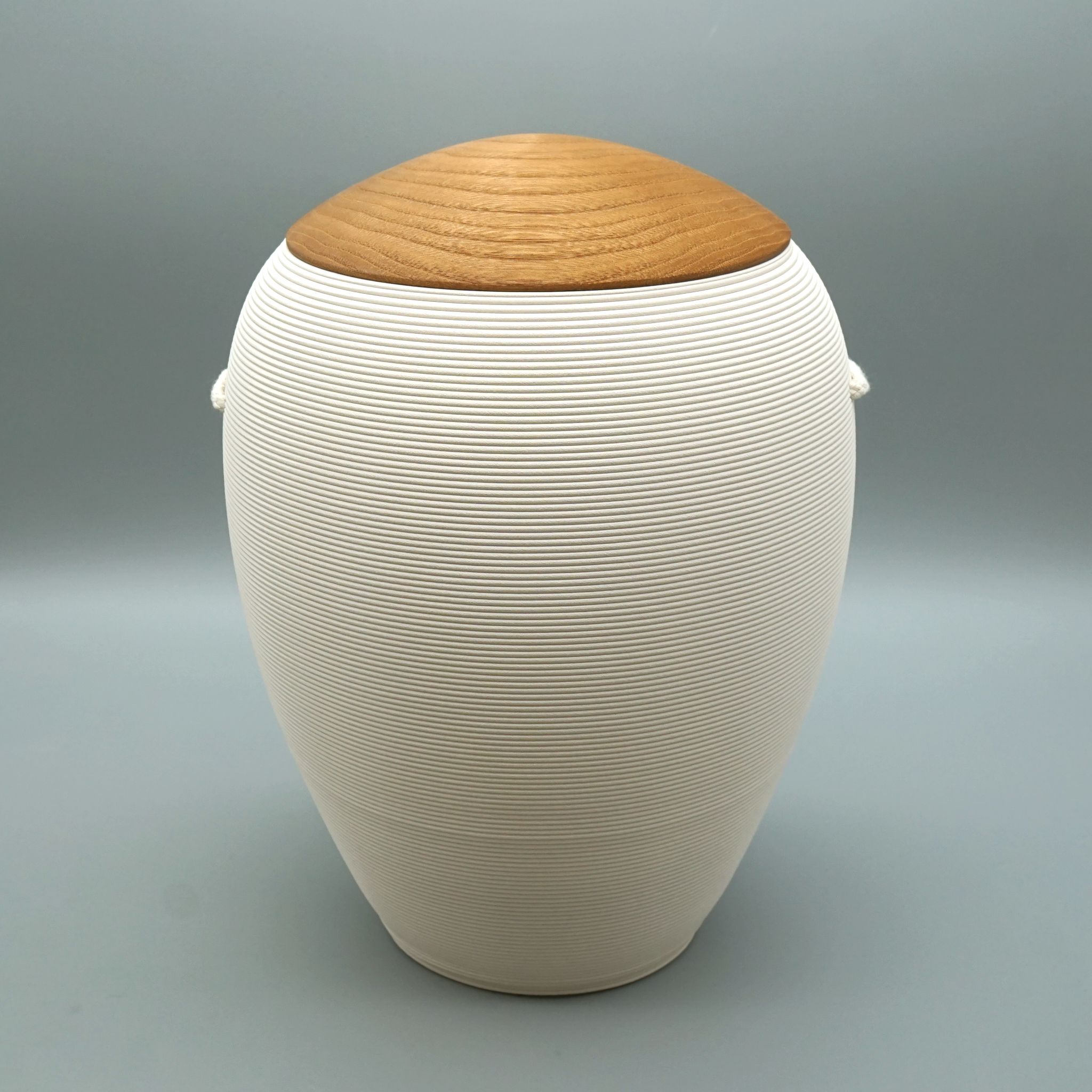 Urne 102705 Numa creme, Deckel Kastanie