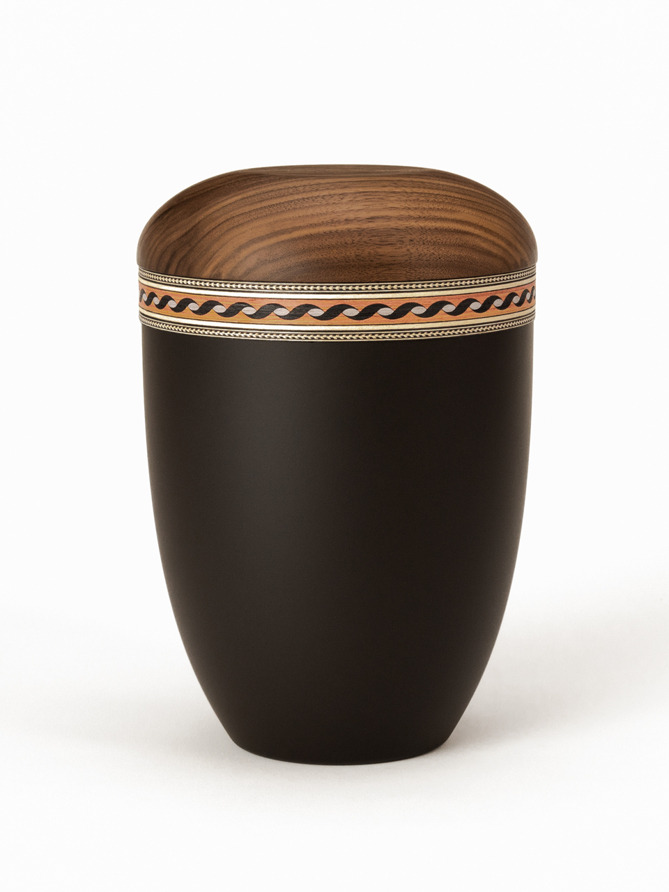 Holz-Naturstoffurne INT4-ant INTARSIE 4 anthrazit Holz-Naturstoffurne INT4-ant INTARSIE 4 anthrazit