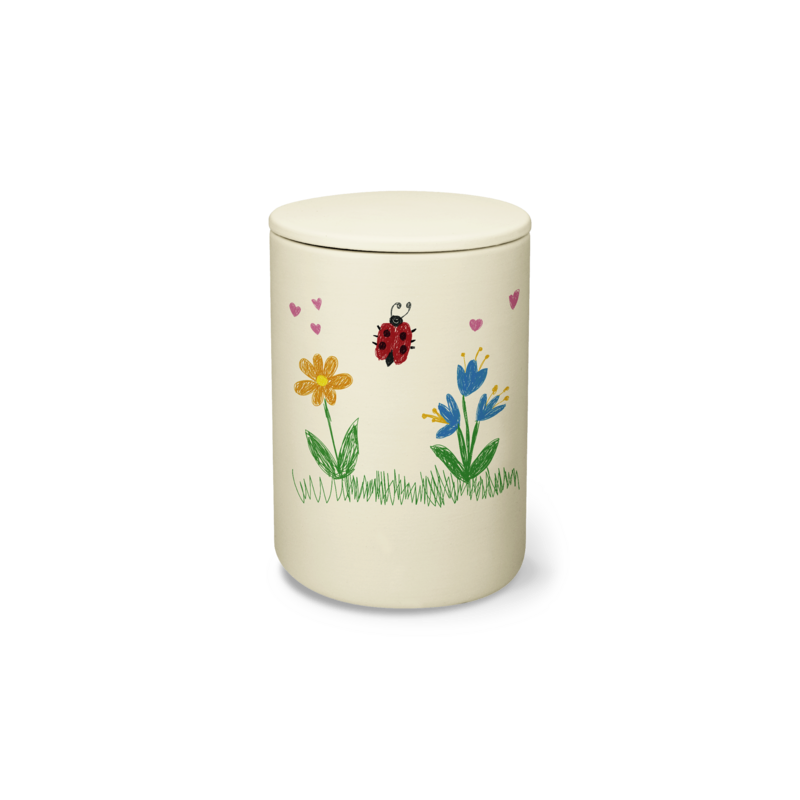 Urne 38597 JUNIOR RONDO Marienkäfer sandbeige