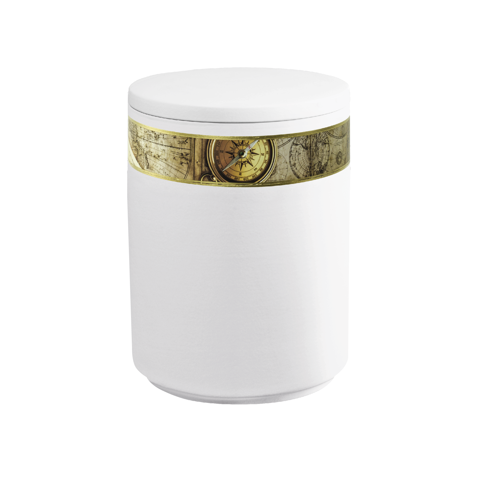 Urne 36281 OZEAN AQUA weiß gold Urne 36281 OZEAN AQUA weiß gold