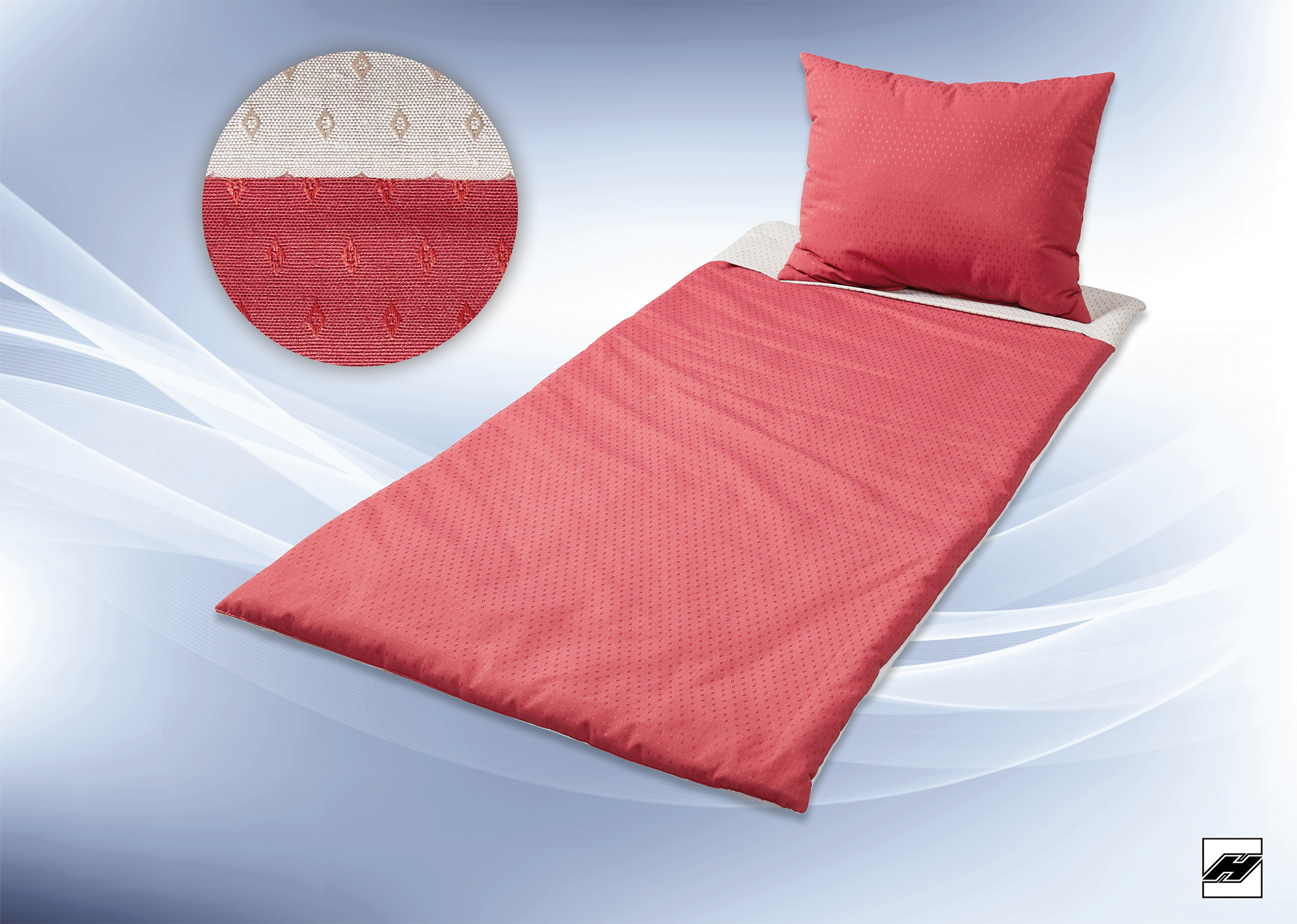 Deckengarnitur_407_P_Marisa_bordeaux-_Uberschlag_grau Deckengarnitur 407 P Marisa bordeaux, Überschlag grau